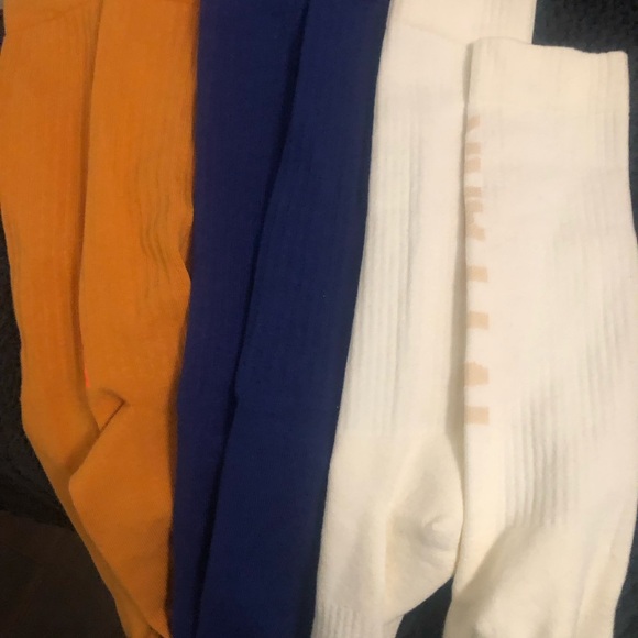 IVY PARK Men's Orange and Purple Athletic Socks - Picture 2 of 2